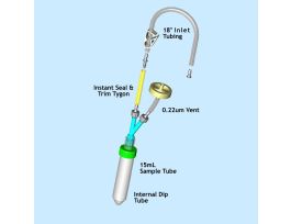 SAMPLE TUBE OMNITOP W/ SEAL LINE PS 15ML PK