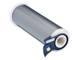 All Weather Permanent Adhesive Vinyl Label Tape for BBP85 Printer - 10" Gray