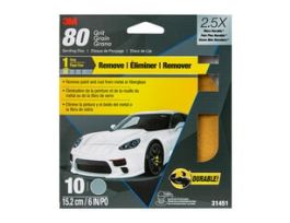 3M™ Sanding Discs with Stikit™ Attachment 10 Pack, 31451, 6 in, 80 grit, 10 packs per case