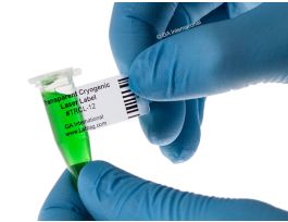 LABEL 0.94X0.5IN CRYO CLEAR LASER SH