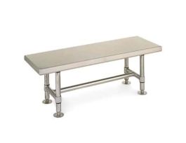 Gowning Bench, Stainless Steel, 16" x 60" x 18"