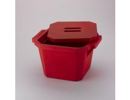 VWR BUCKET/PAN ICE W/LID STCK PU RD 4.5L