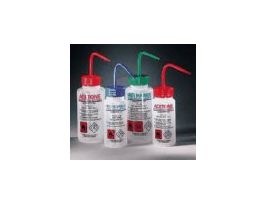 LDPE Solvent Venting Wash Bottle, customizable, 500 mL, 5/pk