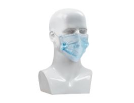 Face Mask, Pleated w/ Ear Loops, Latex-Free, BFE of 99%, 50/Box