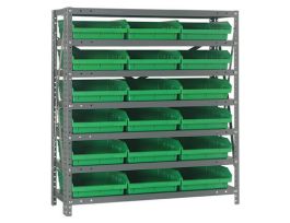 18INX36INX39IN 18 GREEN BINS 4IN BIN