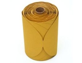 3M™ Stikit™ Gold Disc Roll, 01441, 6 in, P120, 125 discs per roll, 10 rolls per case