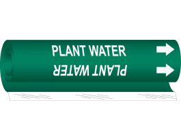 Plant Water Pipe Marker, 9" H x 8" W, Fits Pipes 1.5" Dia. Thru 2.375" Dia.