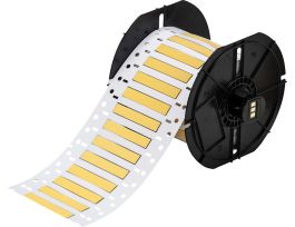 PermaSleeve Heat Shrink Wire and Cable Labels Single-sided for B33 Printers - 0.187" Dia x 2" Yellow