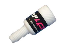 Air Inlet Valve, 1/4-28 UNF(M), 0.1-0.25 psi crack pressure, PTFE & EPDM; 1ea