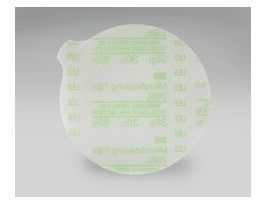 3M™ Hookit™ Microfinishing Film Disc 268L, 15 Mic 3MIL, Type D, 5 in x NH, D/F 5HL, Die 500FH, 50/Carton, 500 ea/Case