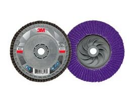 3M™ Flap Disc 769F, 40+, T27 Quick Change, 4-1/2 in x 5/8 in-11, 10 ea/Case