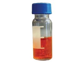 Vial and Cap Kit, 2 mL, Screw Top Glass Vials with Label, Pre-Slit PTFE/Silicone Septa, Mass Spec Quality; 100/pk
