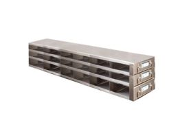 Upright Freezer Drawer Rack for 96/384-Well Plates, 96-Well Boxes, or Boxes w/ 2 1/8" Max H, 6 x 3 Array
