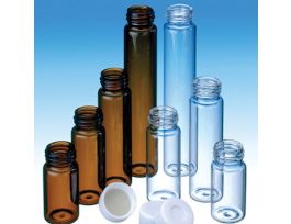 EPA Screw Cap, 24mm, White Polypropylene, Closed, Butyl Red/PTFE Grey Septa; 1000/pk