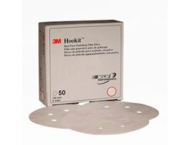3M™ Hookit™ Finishing Film Abrasive Disc 260L, 01050, 6 in, Dust Free, P1500, 100 discs per carton, 4 cartons per case