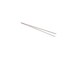 Type-J, Fine- Gauge Probe, 0.010" Dia, 3.551 Ohm, Strip End, 12" L, 5/Pk