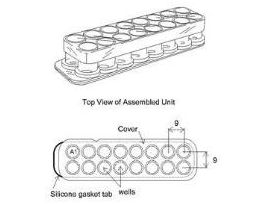 COVER GLASS REMOVABLE CULTUREWELL PK8