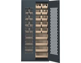 CABINET W/20+8IVY BINS STEEL 36X18X78IN