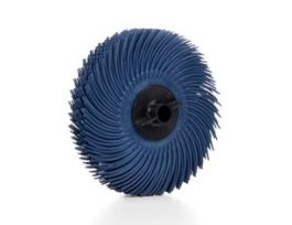 Scotch-Brite™ Radial Bristle Disc, 3 in x 3/8 in 400, 40/Carton, 80 ea/Case