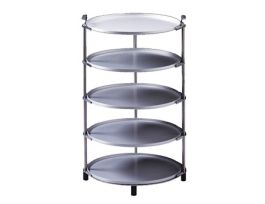 Five-shelf Sample Stand; 17-1/2 x 10 3/8