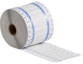 PermaSleeve Heat Shrink Wire and Cable Labels 3/16" Dia for 1" Small Core Printers - 2" White