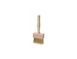Rectangular Sieve Brush for 100 Mesh Sieves and Coarser, Brass Bristles