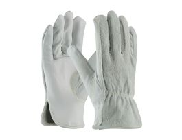 68-163SB/L LEATHER DRIVERS GLVSPLT COWHIDE  KVLR