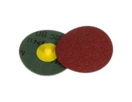 3M™ Cubitron™ II Roloc™ Fibre Disc 982C, 80+, TR, Red, 3 in, Die R300V, 50/Carton, 200 ea/Case