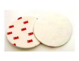 3M™ Finesse-it™ Felt Buffing Pad, 09358, 5 in, Red Foam Logo White Loop, 50/Pac, 200 ea/Case