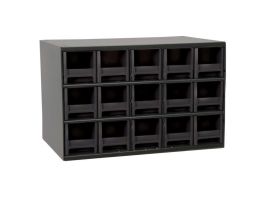 CABINET 19-SERIES STEEL W/ 15 BLK DRWRS