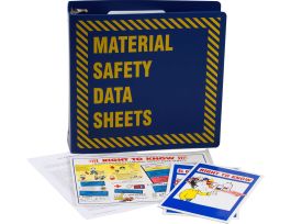 3" Blue MSDS Binder Package