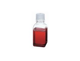 Polycarbonate Graduated Square Bottle, 1 L, 4/pk