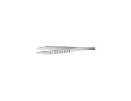 Reinforced Nylon Disposable Serrated Round Tip Forceps, 4.9" L; 100/Pk