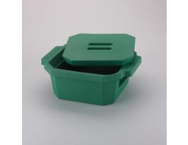 VWR BUCKET/PAN ICE W/LID STCK PU GR 2.5L