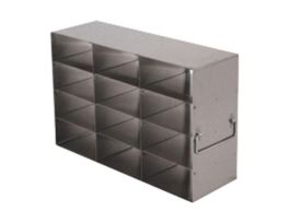 Upright Freezer Rack for Microtube Boxes with 2 7/16" Max Height, 3 x 4 Array