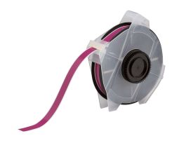 All Weather Permanent Adhesive Vinyl Label Tape for GlobalMark Printer - 0.5" Purple