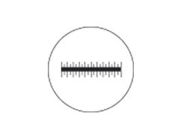 Microscope Stage Micrometer, 1 mm/0.01 mm scale