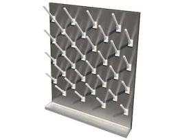 Stainless Steel Pegboard, 24" Wide, 30" Tall