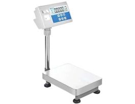 Industrial Bench Scale with Built-In Label Printer, 16lb/8kg, 11.8" x 15.7" Platform