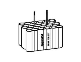 ADAPTER 17.5X100MM ROUND BOTTOM/PL/TB