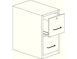 CABINET 2 DRAWER 15X24X27 NO.4
