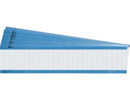 NEMA Wire Marker Repositionable Vinyl Cloth 1.50in H x 0.25in W White PK/25 Crds