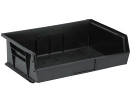 BIN STACK HANG PP BK 10-7/8X16-1/2X5IN