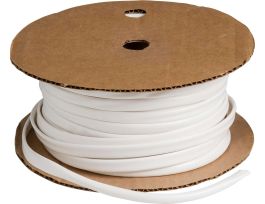 BRADYMARK Series PVC Tubing: Vinyl, White, 0.278" Dia x 100' L