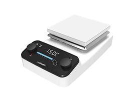 Digital Stirring Hot Plate, Ceramic, White; 120 VAC