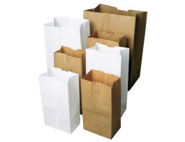 1/6# White Kraft Bag