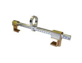 Temporary Adjustable Beam Anchor, High-strength Aluminum, Fits flange sizes 3-14-inches