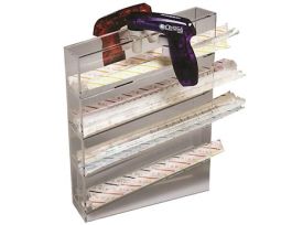 Acrylic Pipette Organizing Rack; Clear