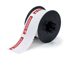 All Weather Permanent Adhesive Vinyl Labels ANSI DANGER Header for B30 Printers - 2.25" x 3"