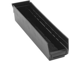 17 7/8INX 4 1/8INX 4IN SHELF BIN BLACK